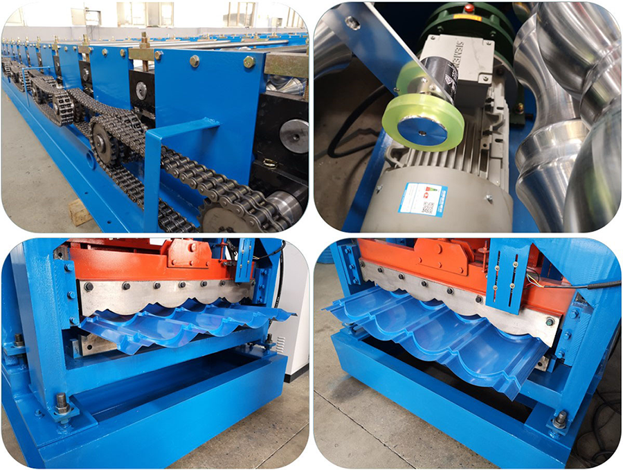 Glazed Roofing Tile Roll Forming Machine