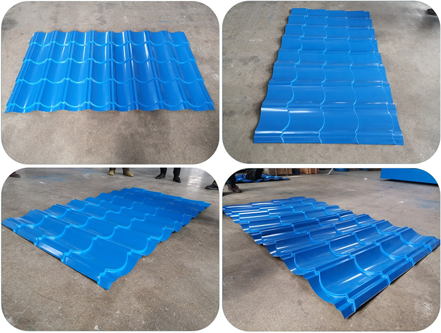 Glazed Roofing Tile Roll Forming Machine