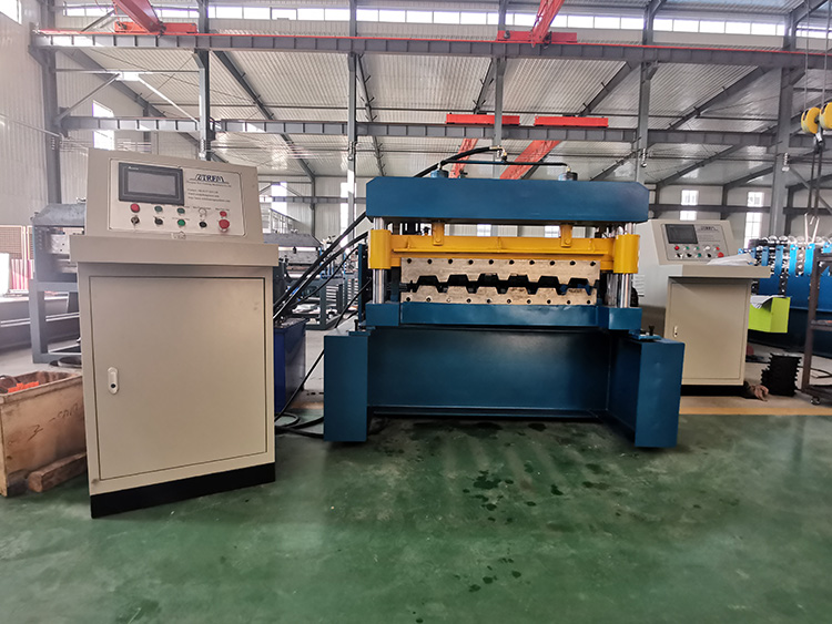 Floor Decking Sheet Roll Forming Machine