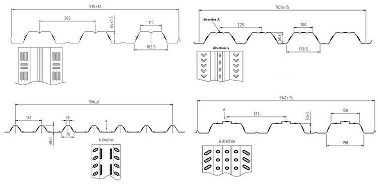 Floor Decking Sheet Roll Forming Machine