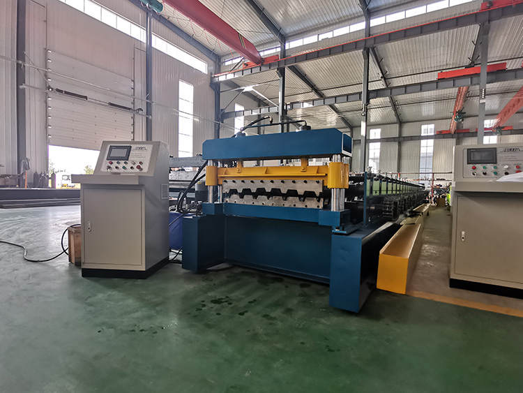 Floor Decking Sheet Roll Forming Machine