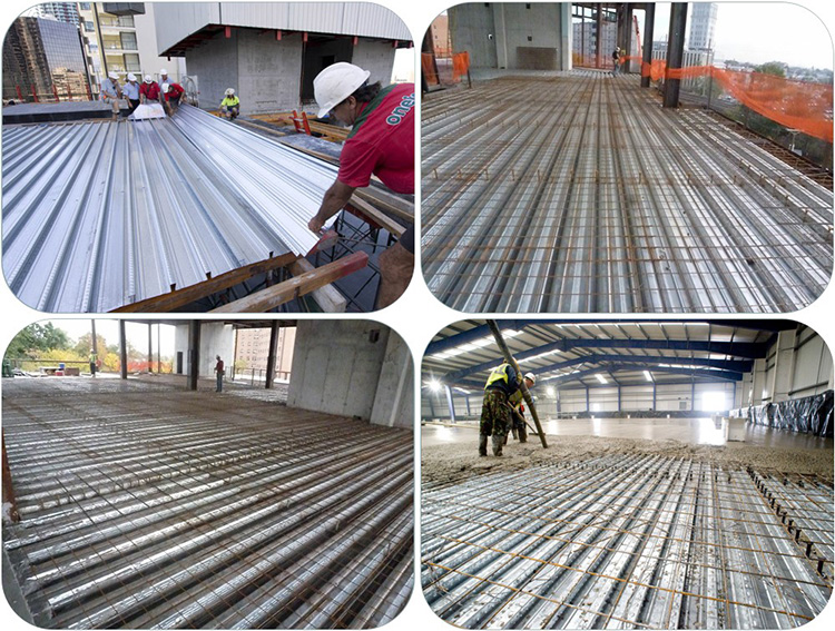 Floor Decking Sheet Roll Forming Machine